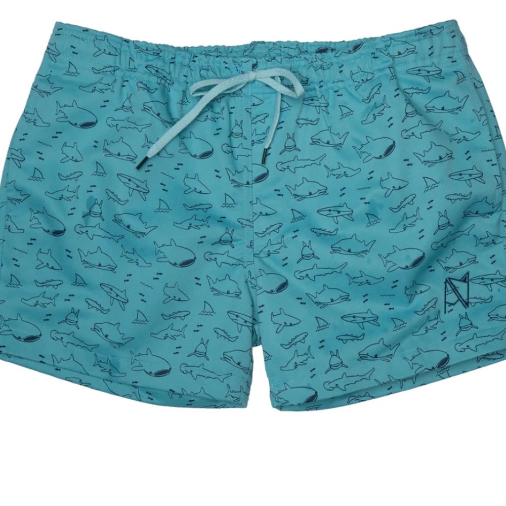 Androgynous Fox Shorks Shark Shorts NWT - Size Small